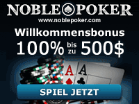 Noble Poker Spezial Pokerbonus