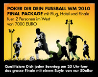 Poker WM Fussball 2010