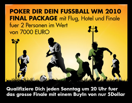 Poker WM Fussball  2010