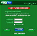 Registrierung auf 888.com