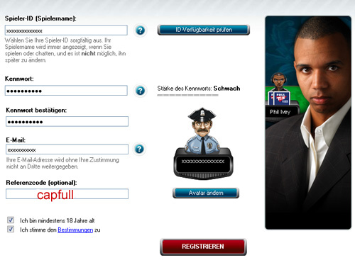 Neuanmeldung Full Tilt Poker